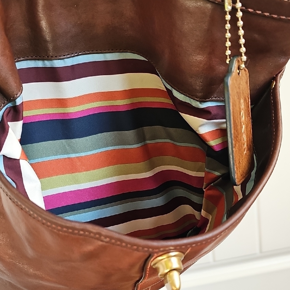 Coach 2009 Lily Legacy Turnlock Shoulder Bag Handbag Brown - Picture 12 of 16